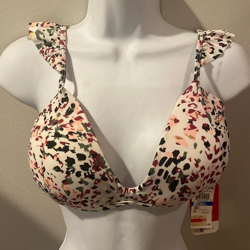 Hula Honey Bikini Top Swimsuit Separates XL New NWT 4/25